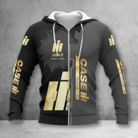 Hoodie zippée Case IH