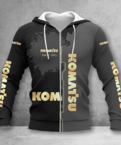 Hoodie zippée Komatsu
