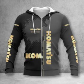 Hoodie zippée Komatsu