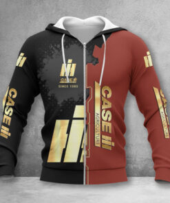 Hoodie zippée Case IH