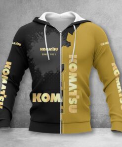 Hoodie zippée Komatsu