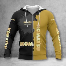Hoodie zippée Komatsu