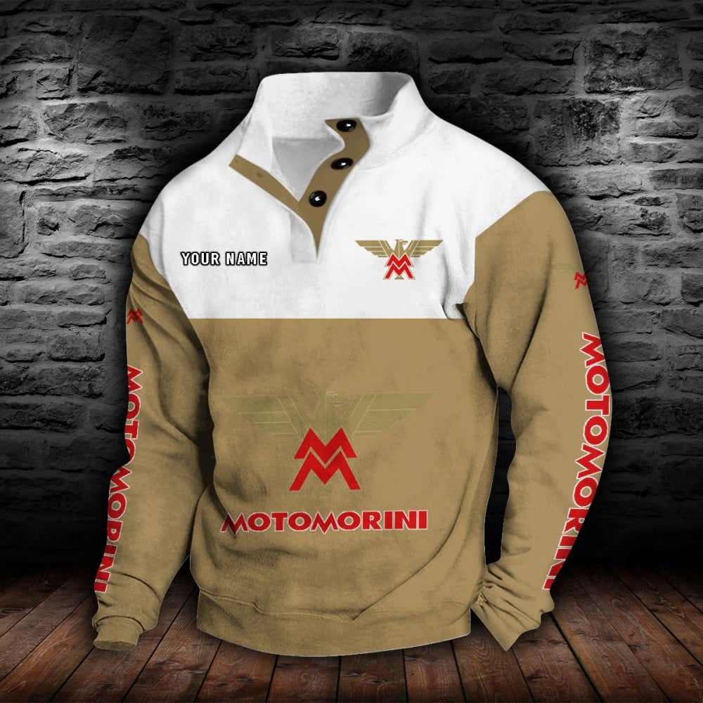 Sweat-shirt à col boutonné Moto Morini – Image 6