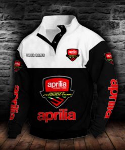 Sweat-shirt à col boutonné Aprilia