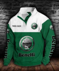 Sweat-shirt à col boutonné Benelli Motorcycles