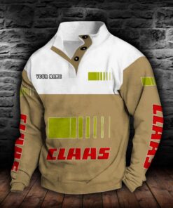 Sweat-shirt à col boutonné Claas