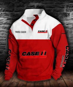 Sweat-shirt à col boutonné Case IH