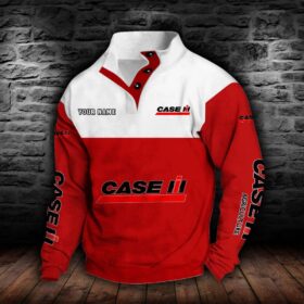 Sweat-shirt à col boutonné Case IH
