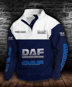 Sweat-shirt à col boutonné DAF Trucks