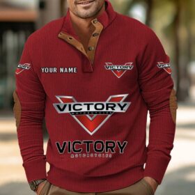 Sweat-shirt pour homme sans capuche Victory Motorcycles