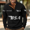 Sweat-shirt pour homme sans capuche BSA Motorcycles