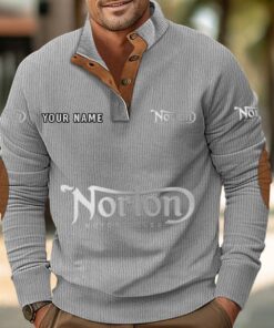 Sweat-shirt pour homme sans capuche Norton Motorcycles