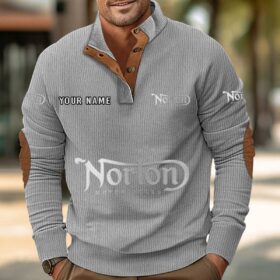 Sweat-shirt pour homme sans capuche Norton Motorcycles