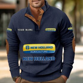 Sweat-shirt pour homme sans capuche New Holland