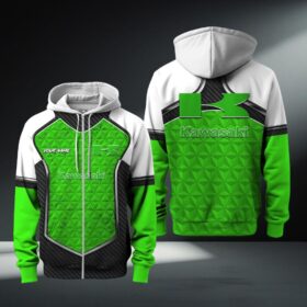 Hoodie zippé Kawasaki