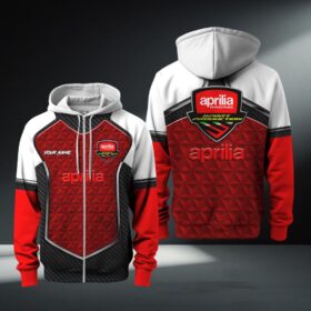 Hoodie zippé Aprilia