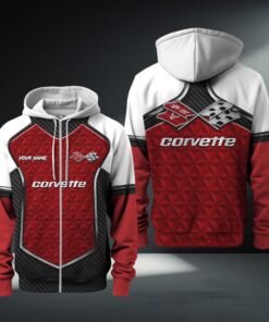 Hoodie zippé Corvette C3