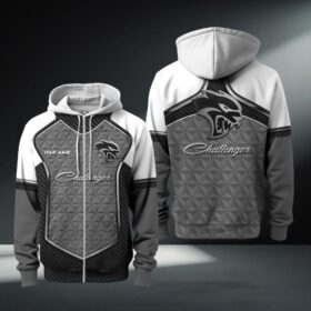 Hoodie zippé Dodge Challenger