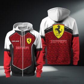 Hoodie zippé Ferrari