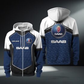 Hoodie zippé Saab Automobile