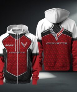 Hoodie zippé Corvette C8