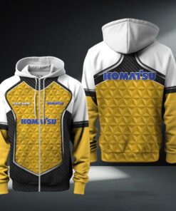 Hoodie zippé Komatsu