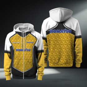 Hoodie zippé Komatsu