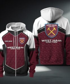 Hoodie zippé West Ham United
