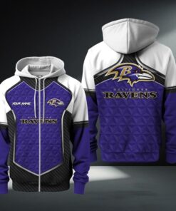 Hoodie zippé Baltimore Ravens