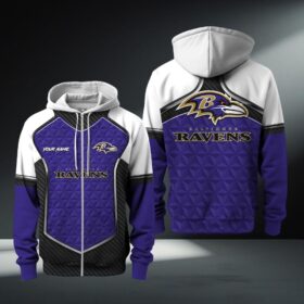 Hoodie zippé Baltimore Ravens