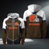 Hoodie zippé Cleveland Browns