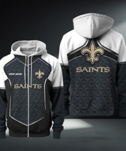 Hoodie zippé New Orleans Saints