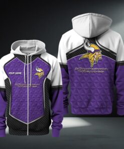 Hoodie zippé Minnesota Vikings
