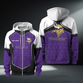 Hoodie zippé Minnesota Vikings