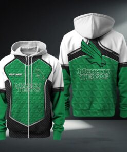 Hoodie zippé North Texas Mean Green