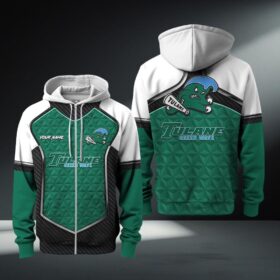 Hoodie zippé Tulane Green Wave
