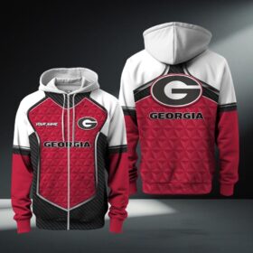 Hoodie zippé Georgia Bulldogs
