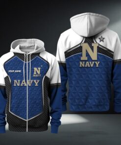 Hoodie zippé Navy Midshipmen