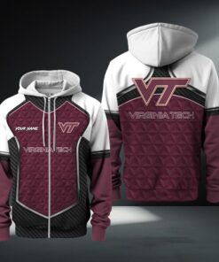 Hoodie zippé Virginia Tech Hokies