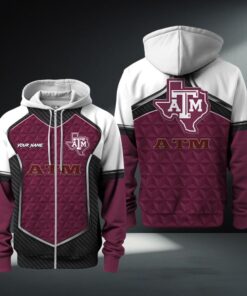 Hoodie zippé Texas A&M Aggies