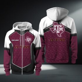 Hoodie zippé Texas A&M Aggies