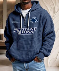 Sweat à capuche en maille gaufrée Penn State Nittany Lions