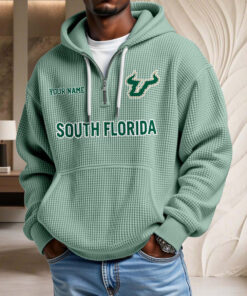 Sweat à capuche en maille gaufrée South Florida Bulls