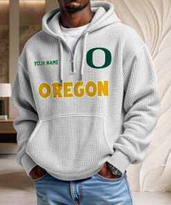 Sweat à capuche en maille gaufrée Oregon Ducks