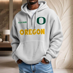 Sweat à capuche en maille gaufrée Oregon Ducks