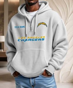 Sweat à capuche en maille gaufrée Los Angeles Chargers