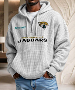 Sweat à capuche en maille gaufrée Jacksonville Jaguars