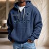 Sweat à capuche en maille gaufrée Dallas Cowboys
