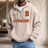 Sweat à capuche en maille gaufrée Syracuse Orange