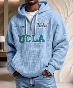 Sweat à capuche en maille gaufrée Ucla Bruins